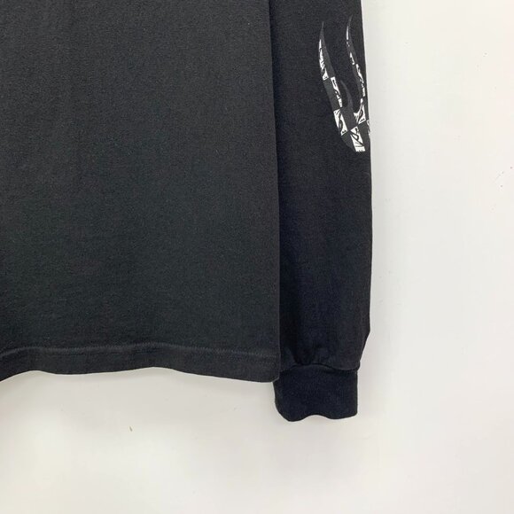 Chrome Hearts Black Graphic Cotton Long-Sleeve Sweatshirt With Pocket M - Picture 6 of 8